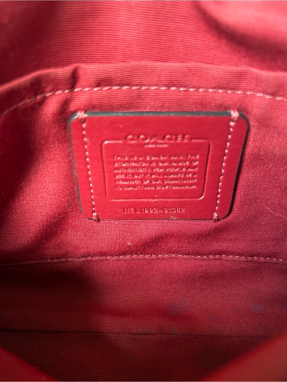 Coach Colorblock Pebbled Leather Camera Bag with Strap - Picture 7 of 15